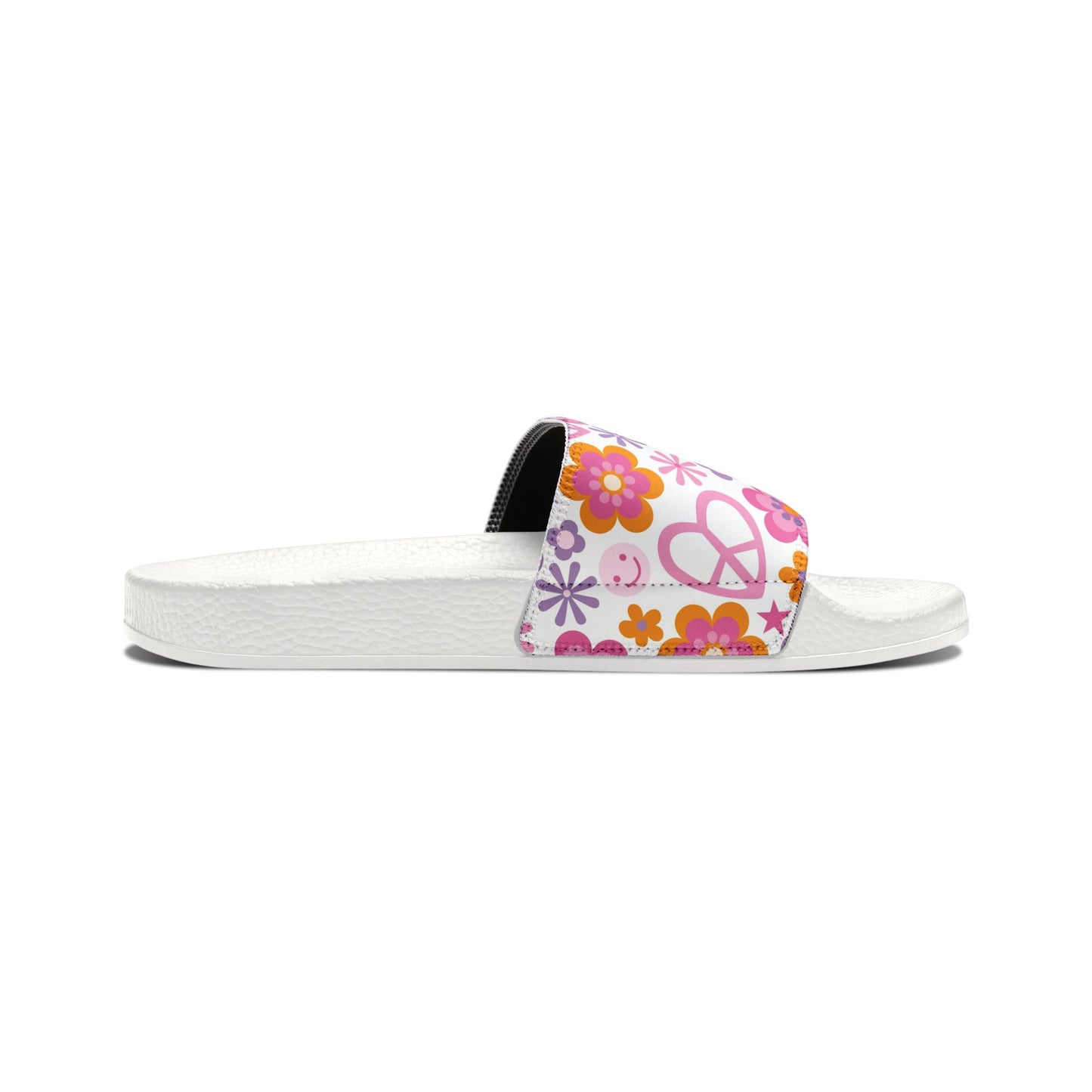 Youth Floral Peace Sandals - Removable-Strap Summer Footwear - Kim’s Signature Beauty & Accessories