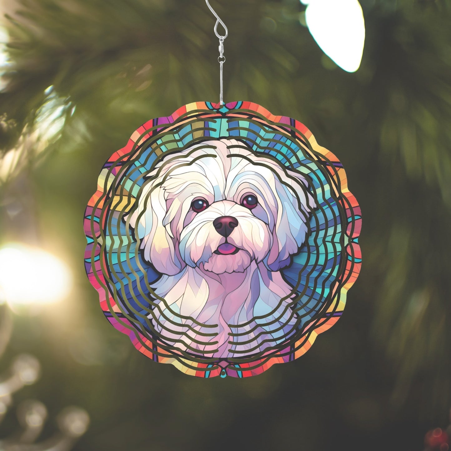 Maltese Flower Wind Spinner - Kim’s Signature Beauty & Accessories (Store description)