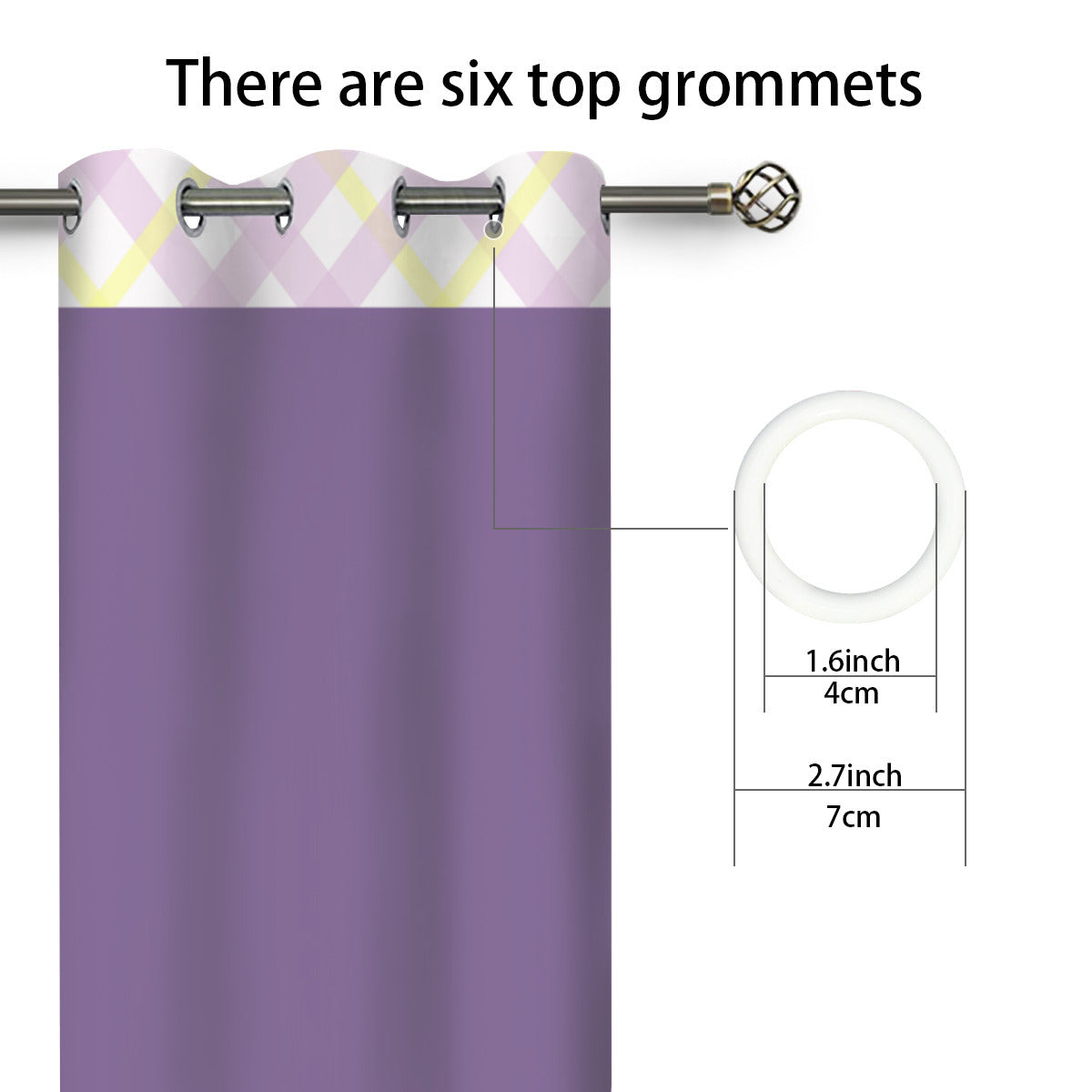 Vanity Purple | Curtains - Kim’s Signature Beauty & Accessories (Store description)