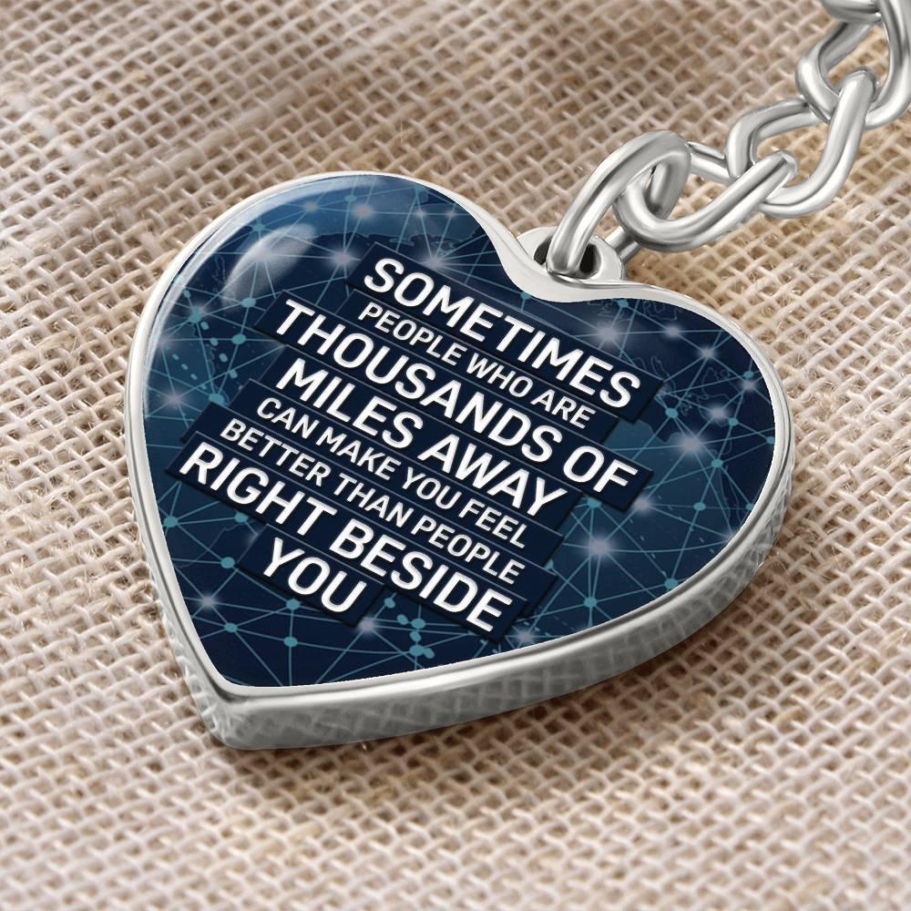 Thousand Miles Away | Keychain - Kim’s Signature Beauty & Accessories (Store description)