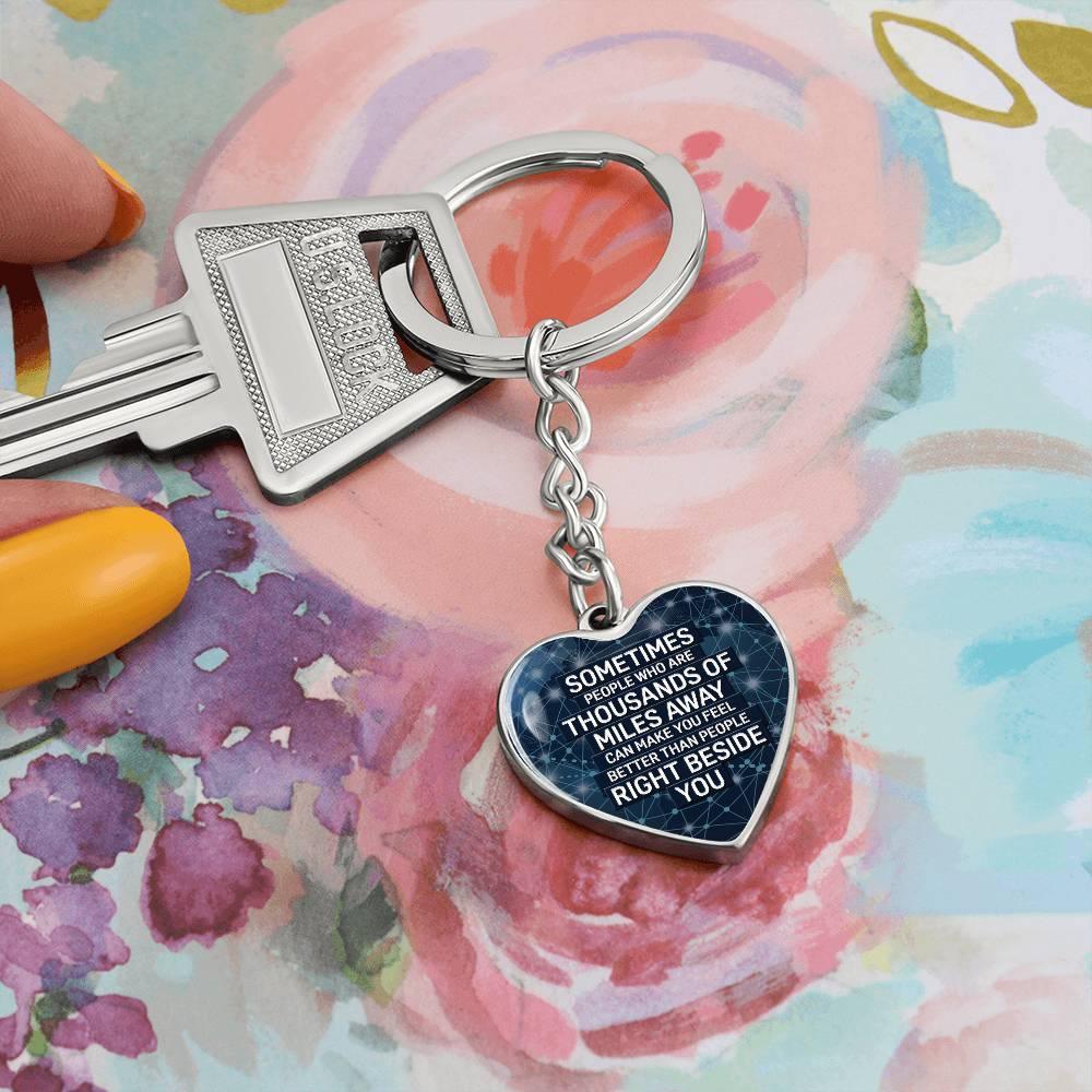 Thousand Miles Away | Keychain - Kim’s Signature Beauty & Accessories (Store description)
