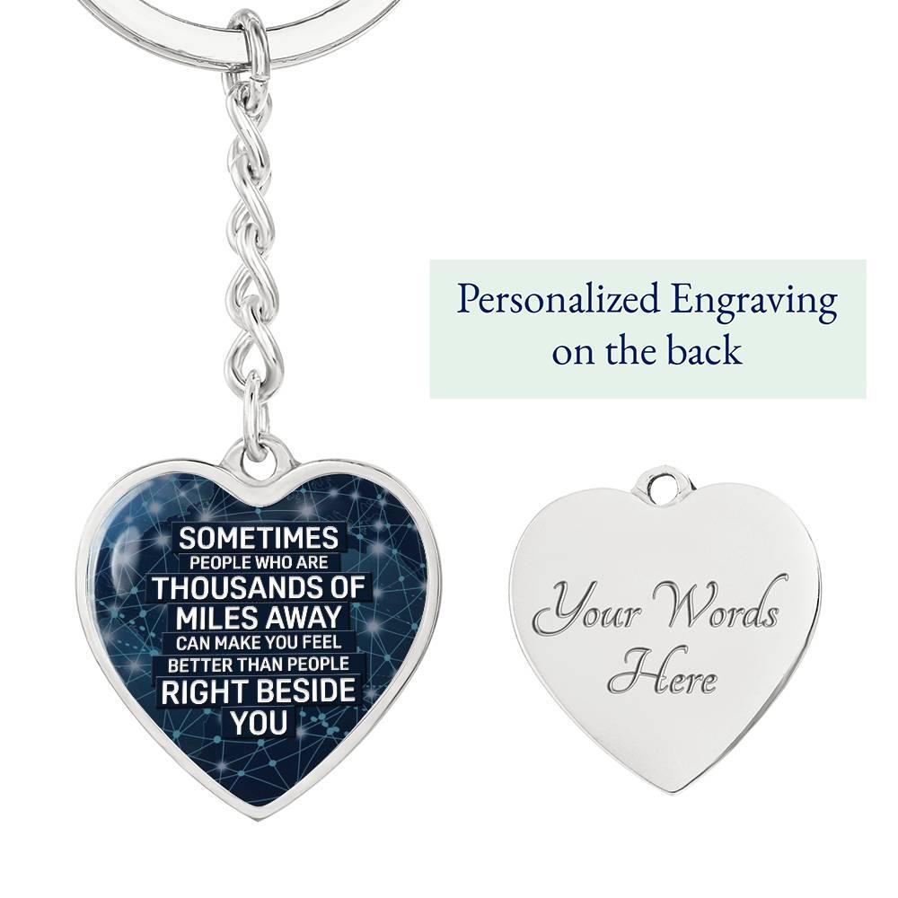 Thousand Miles Away | Keychain - Kim’s Signature Beauty & Accessories (Store description)
