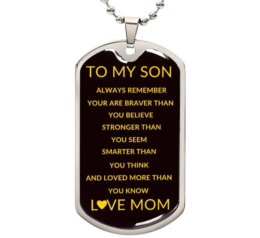 Son, Always Remember.. Love Mom - Kim’s Signature Beauty & Accessories (Store description)