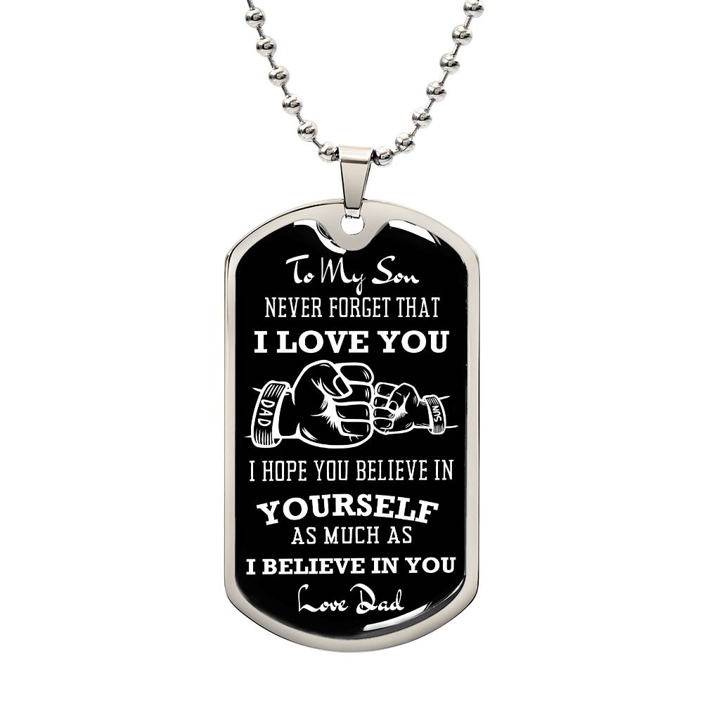 Son, I believe in you - Kim’s Signature Beauty & Accessories (Store description)