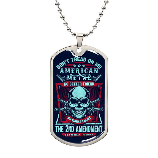 Don't Tread on Me Dog tag - Kim’s Signature Beauty & Accessories