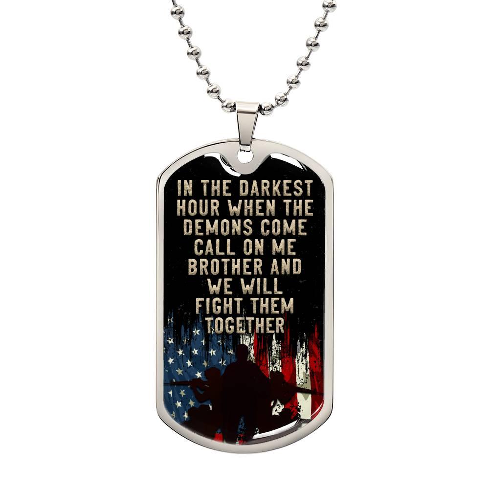 Brothers in Battle | Dog Tag - Kim’s Signature Beauty & Accessories