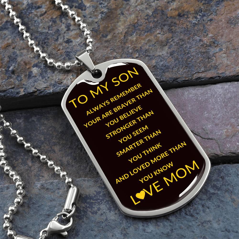 Son, Always Remember.. Love Mom - Kim’s Signature Beauty & Accessories (Store description)