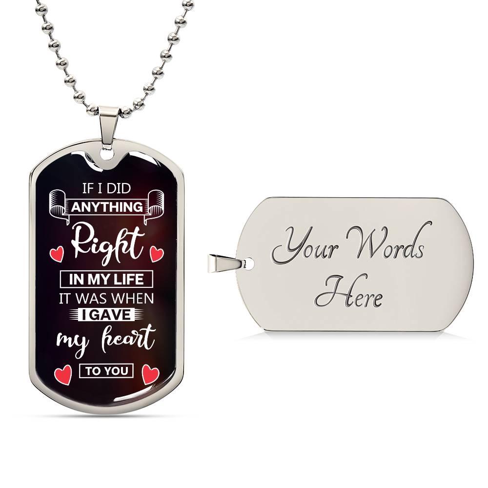 My Heart Belongs to You | Dog Tag - Kim’s Signature Beauty & Accessories