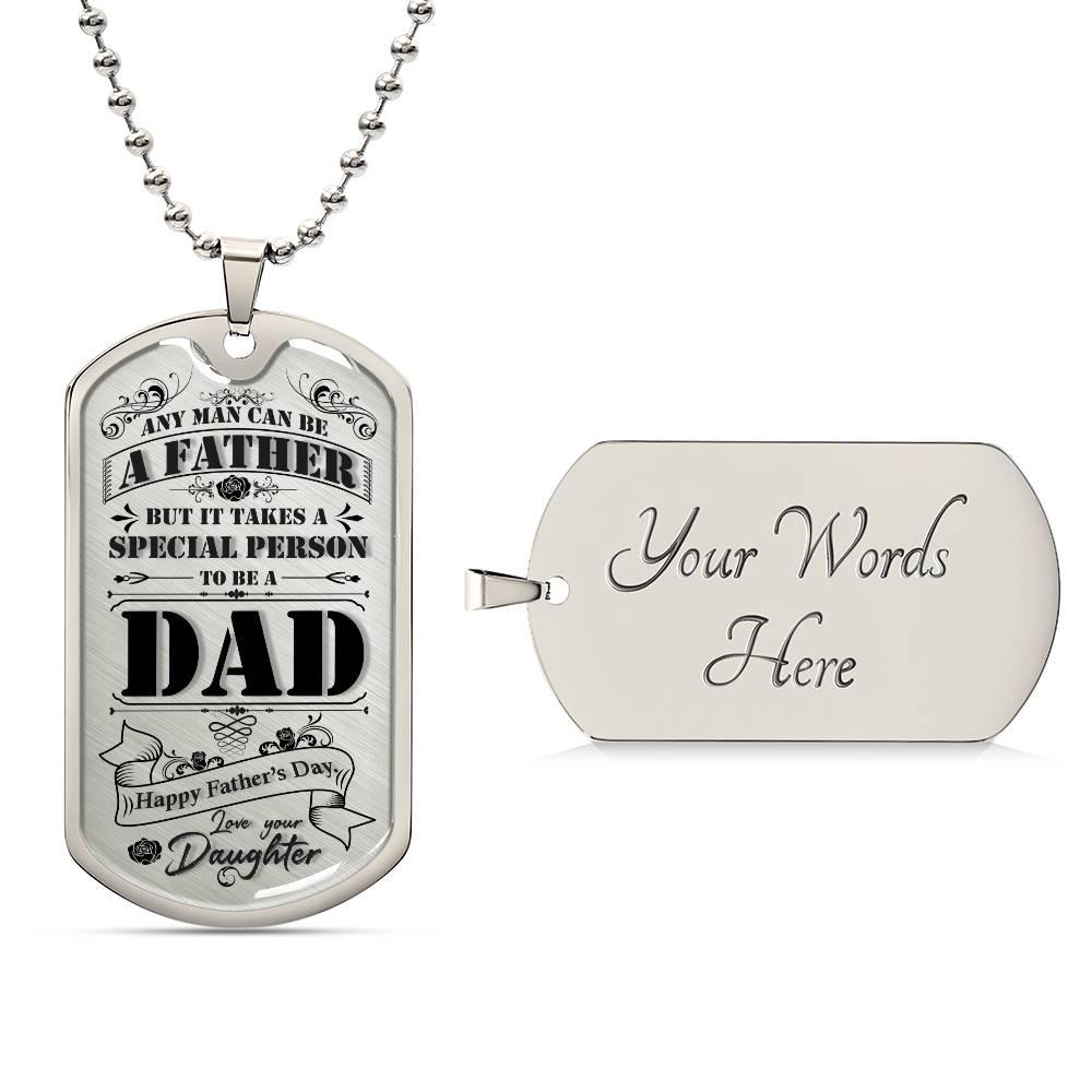 Special Dad Father's Day | Dog Tag - Kim’s Signature Beauty & Accessories (Store description)