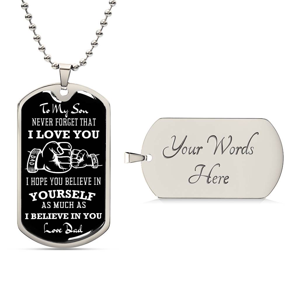 Son, I believe in you - Kim’s Signature Beauty & Accessories (Store description)