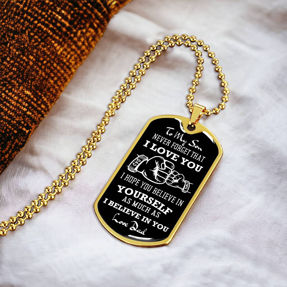 Son, I believe in you - Kim’s Signature Beauty & Accessories (Store description)