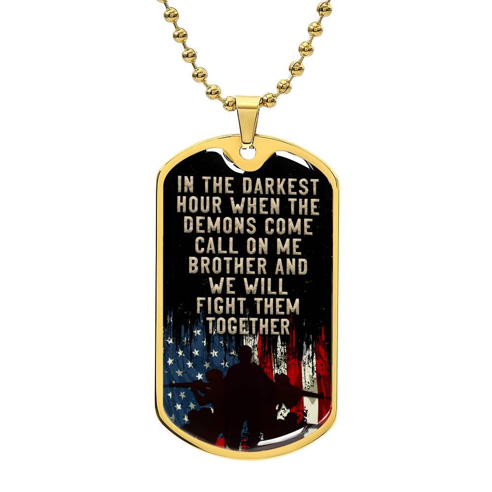 Brothers in Battle | Dog Tag - Kim’s Signature Beauty & Accessories