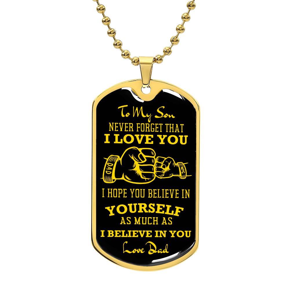 Father-Son Fist | Dog Tag - Kim’s Signature Beauty & Accessories (Store description)