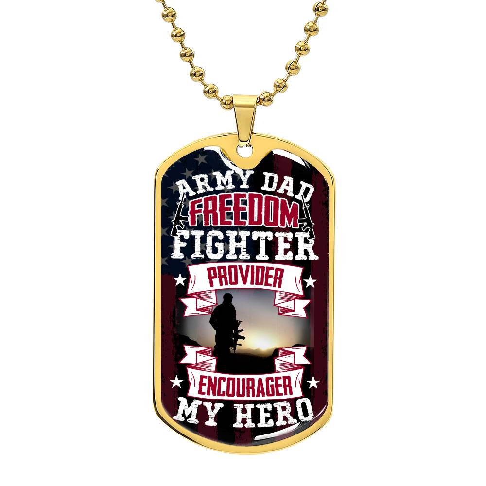 Freedom Fighter | Dog Tag - Kim’s Signature Beauty & Accessories (Store description)