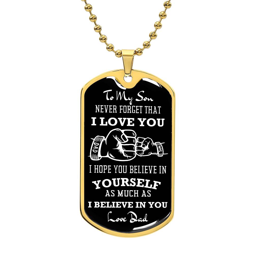 Son, I believe in you - Kim’s Signature Beauty & Accessories (Store description)