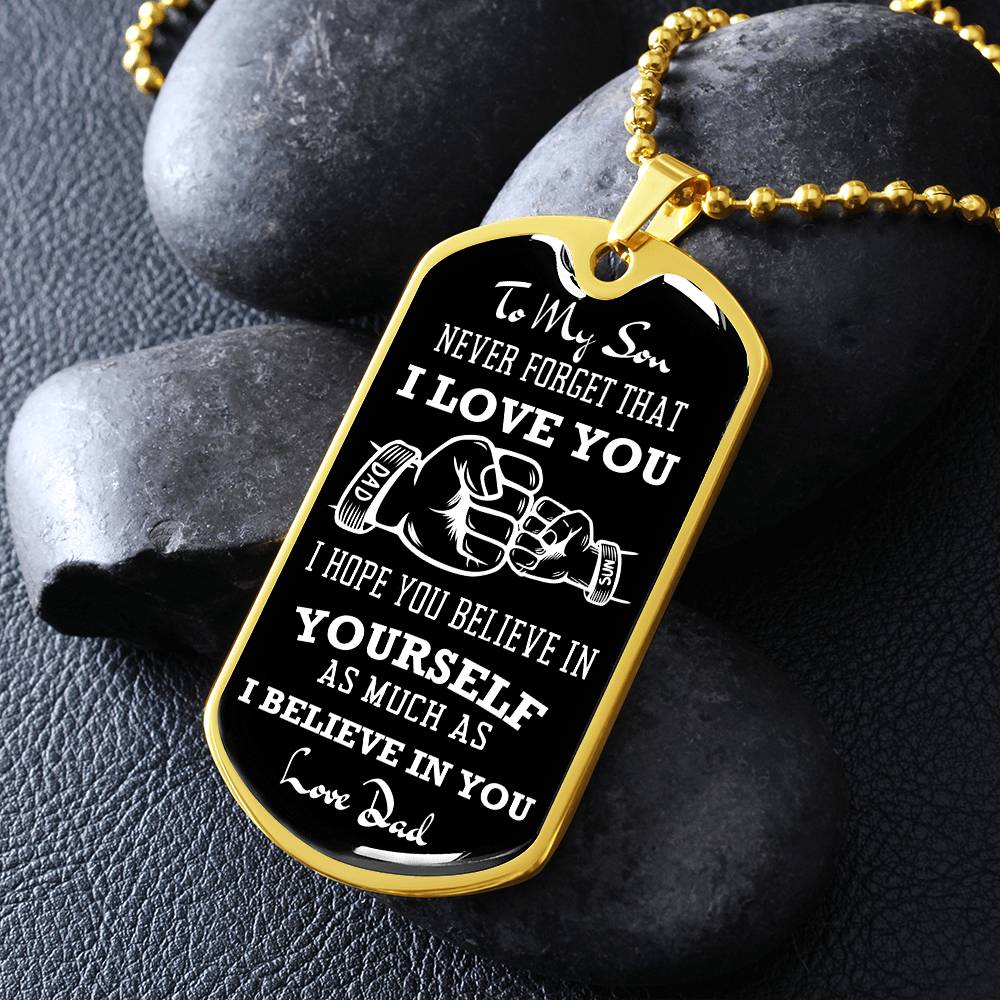 Son, I believe in you - Kim’s Signature Beauty & Accessories (Store description)