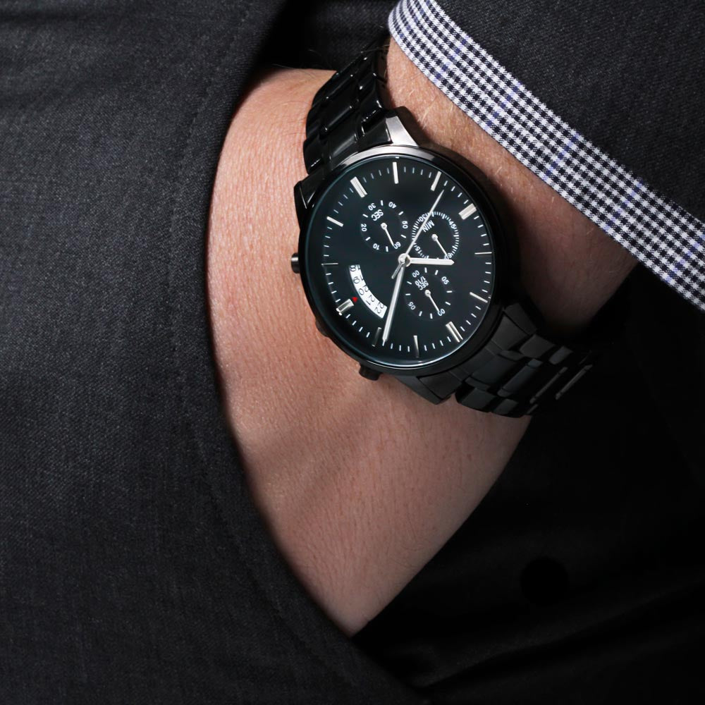 Ride Safe Daddy Engraved Watch - Kim’s Signature Beauty & Accessories