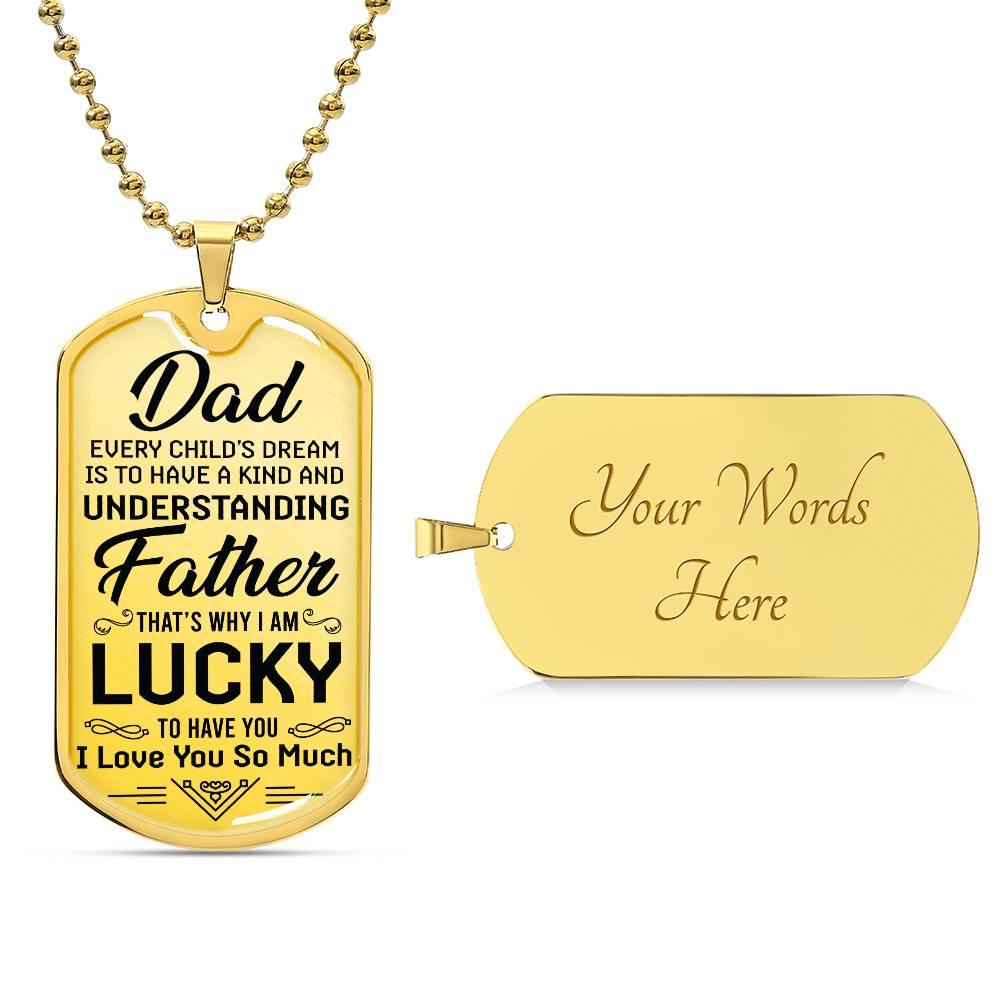 My King, My Father Dog Tag - Kim’s Signature Beauty & Accessories (Store description)