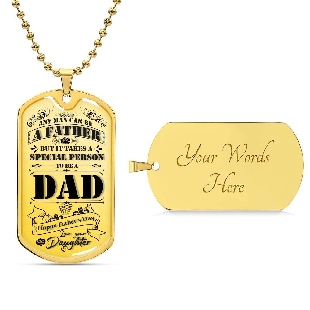 Special Dad Father's Day | Dog Tag - Kim’s Signature Beauty & Accessories (Store description)