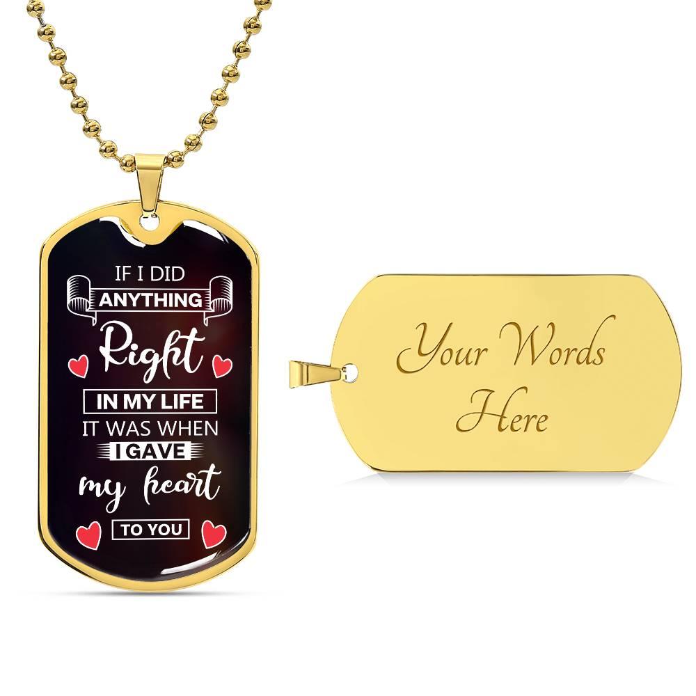 My Heart Belongs to You | Dog Tag - Kim’s Signature Beauty & Accessories