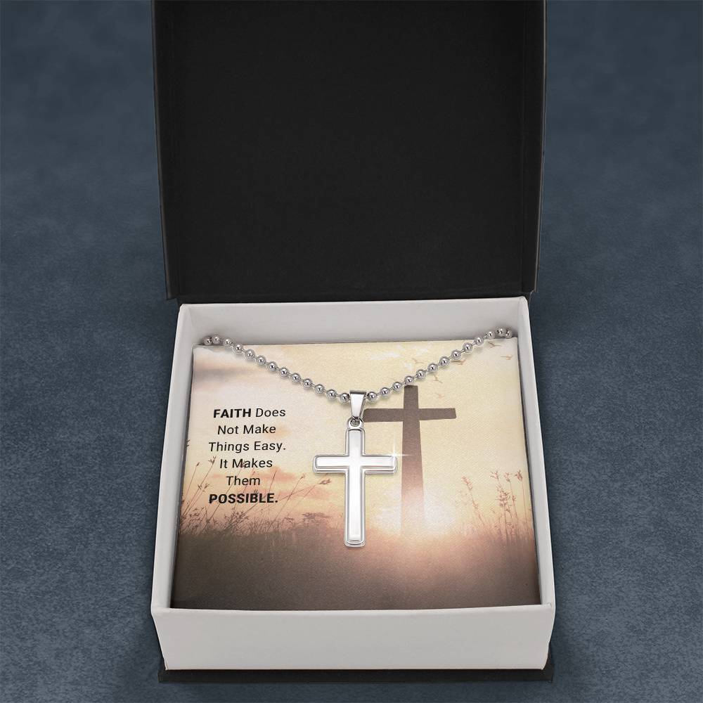 FAITH | Cross Necklace - Kim’s Signature Beauty & Accessories (Store description)