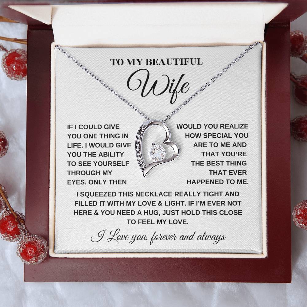 Forever Love Necklace – For My Beautiful Wife - Kim’s Signature Beauty & Accessories
