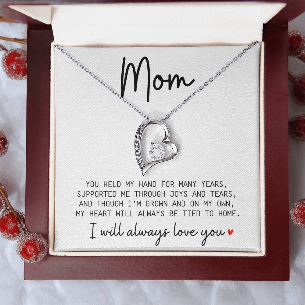 Forever Love Necklace – Heartfelt Gift for Mom with Message Card - Kim’s Signature Beauty & Accessories (Store description)