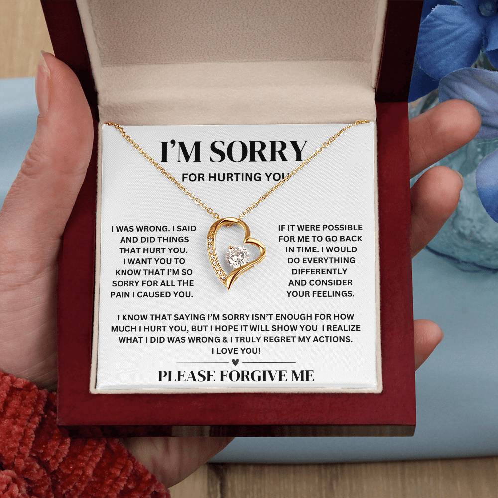 I'm Sorry I Hurt You! Necklace - Kim’s Signature Beauty & Accessories (Store description)