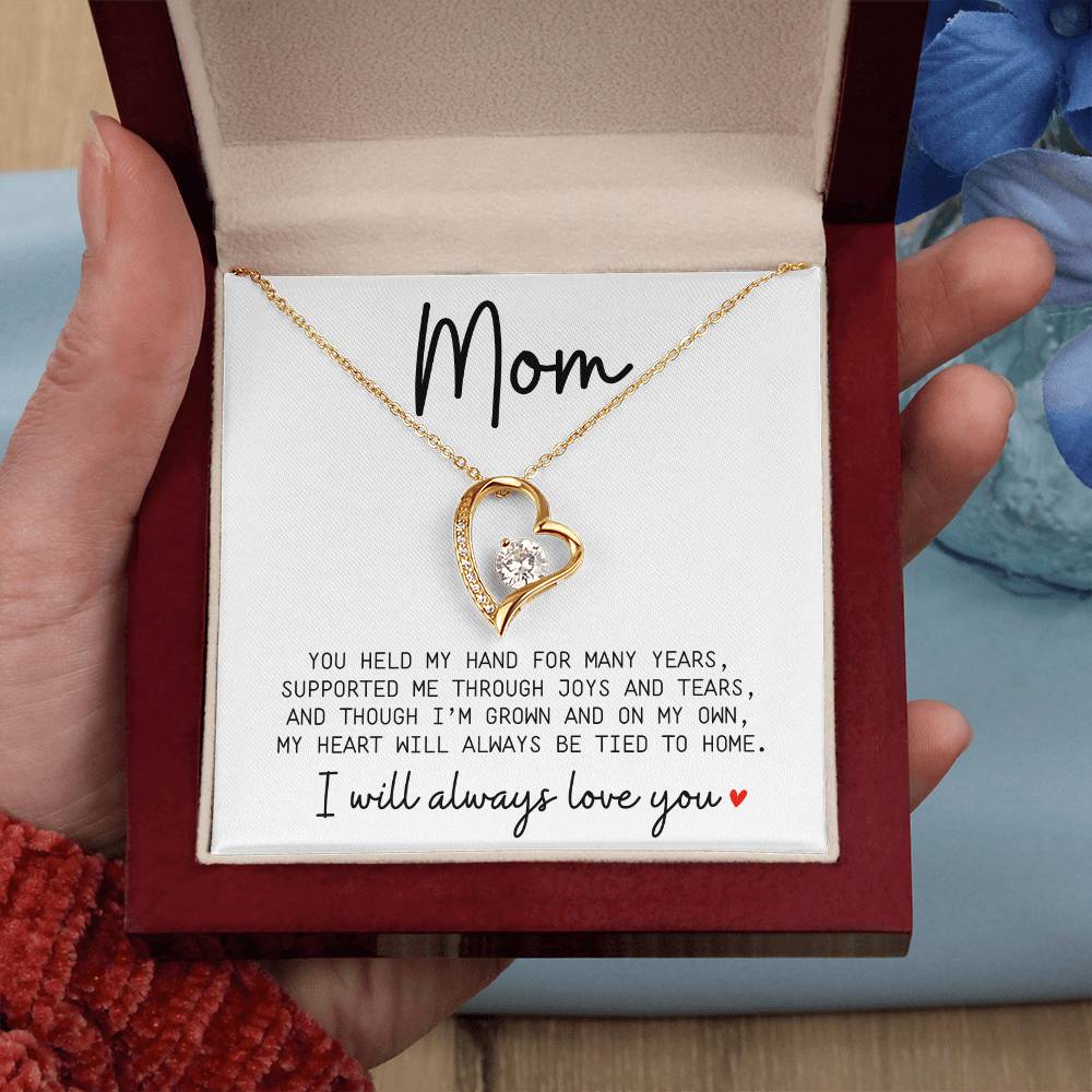 Forever Love Necklace – Heartfelt Gift for Mom with Message Card - Kim’s Signature Beauty & Accessories (Store description)