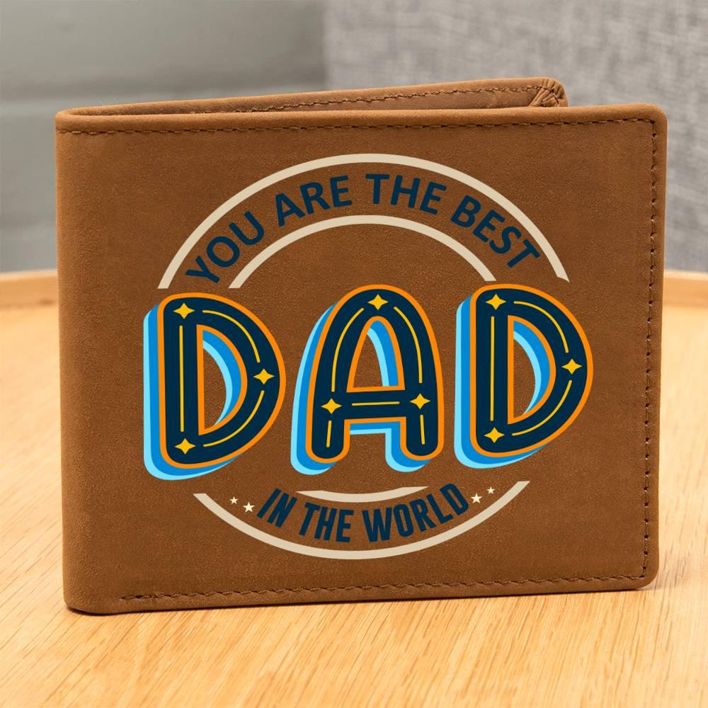 Dad, Your the Best! Leather Wallet - Kim’s Signature Beauty & Accessories (Store description)