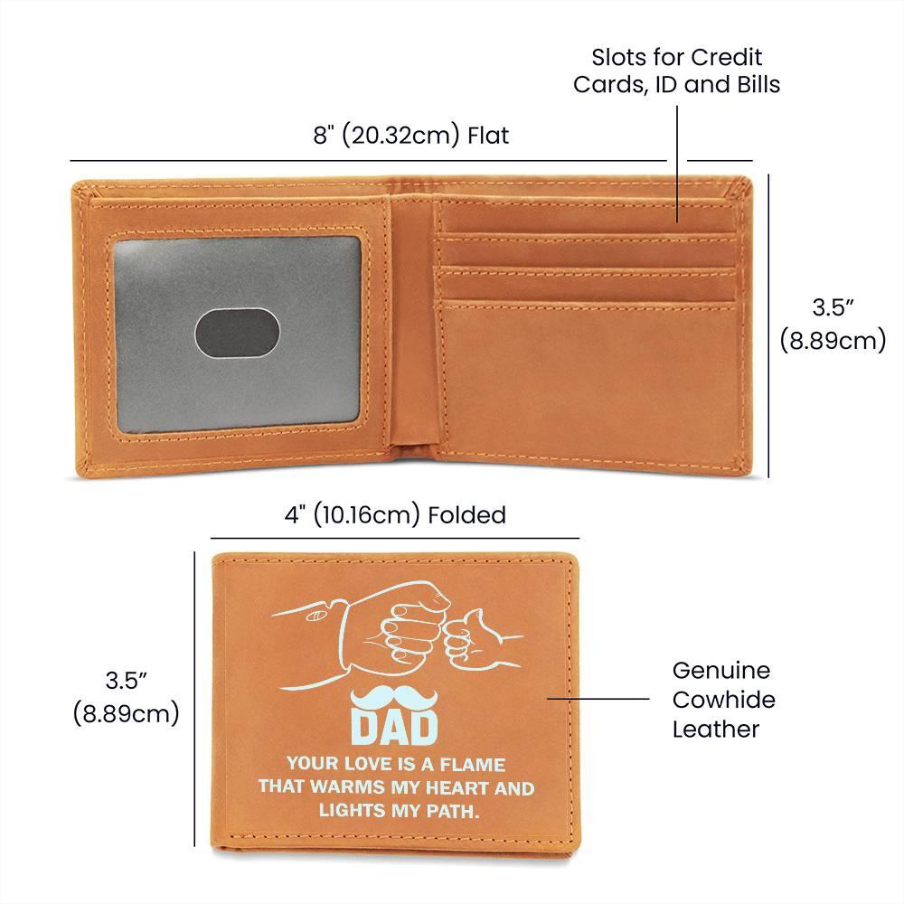Dad, Your Love is a Flame Wallet - Kim’s Signature Beauty & Accessories