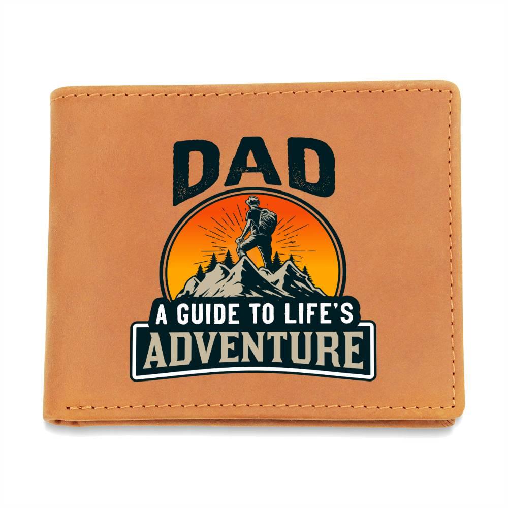 Dad, Life's Adventure Leather Wallet - Kim’s Signature Beauty & Accessories