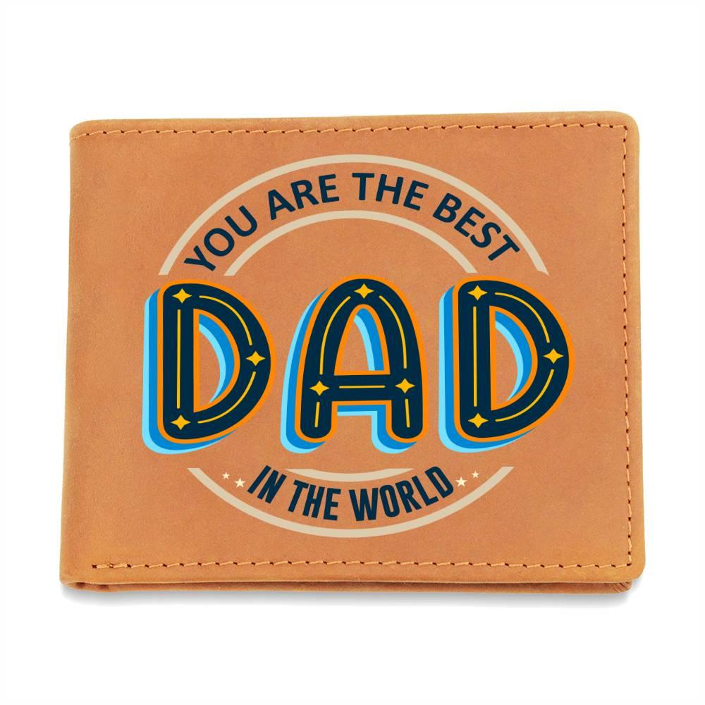 Dad, Your the Best! Leather Wallet - Kim’s Signature Beauty & Accessories (Store description)
