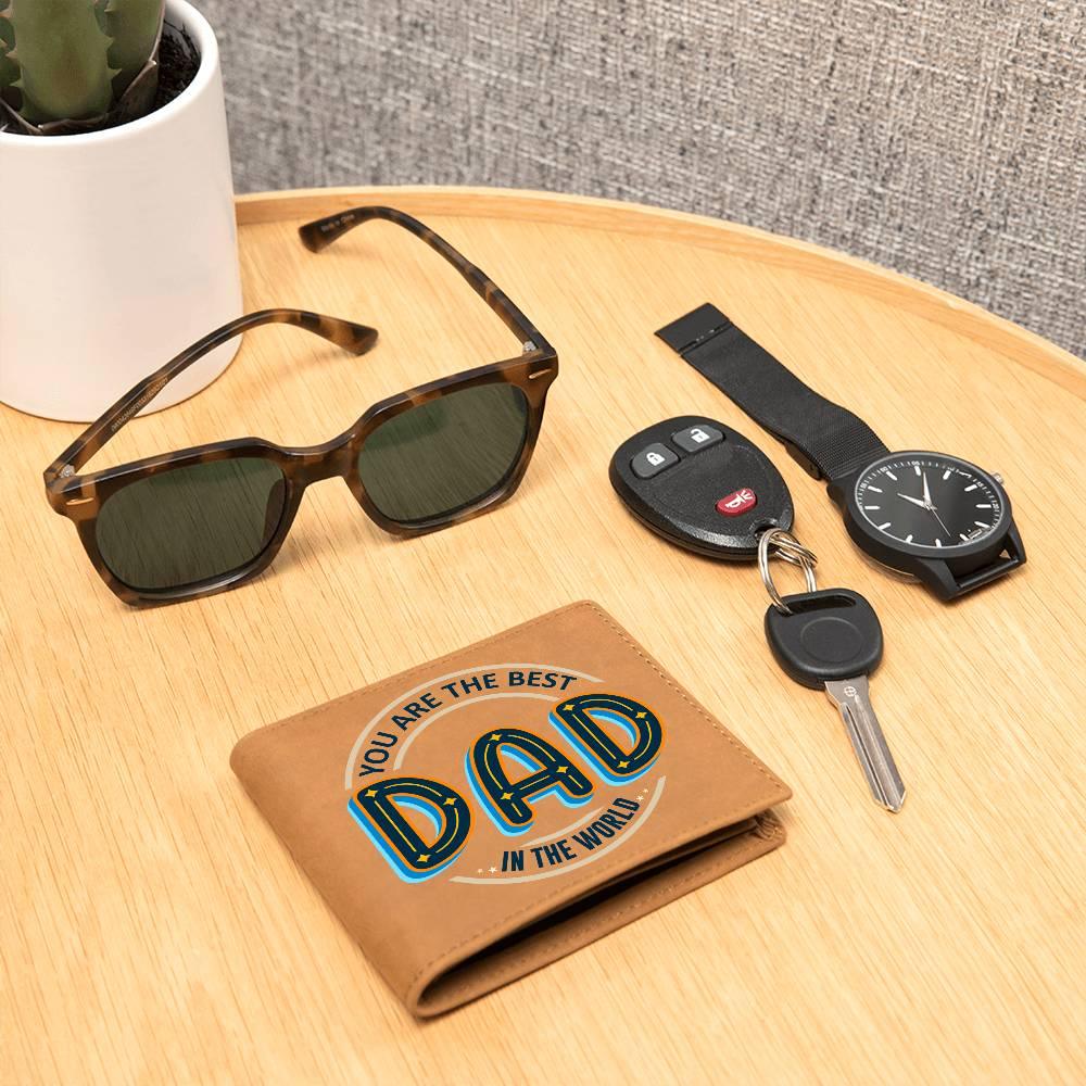 Dad, Your the Best! Leather Wallet - Kim’s Signature Beauty & Accessories (Store description)
