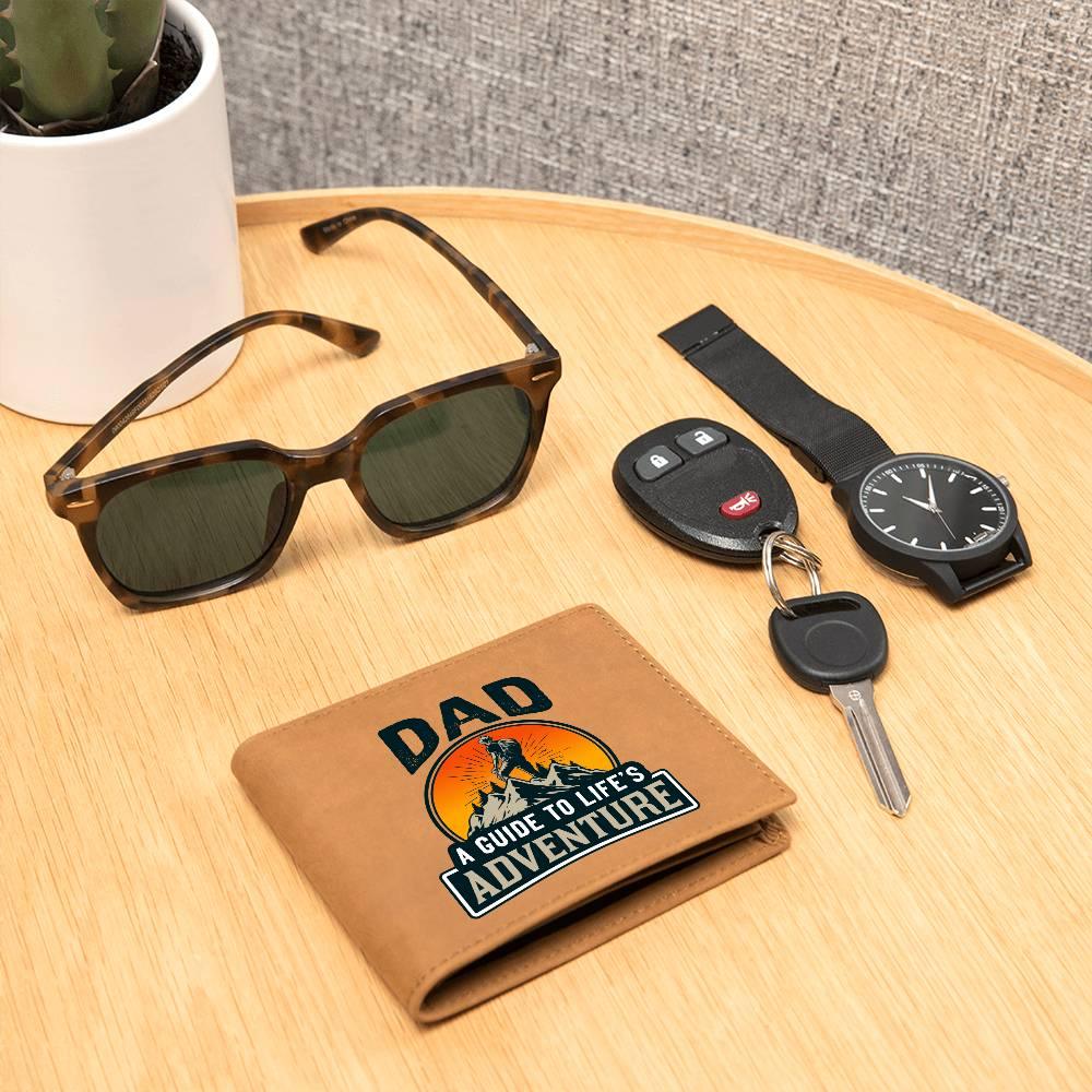 Dad, Life's Adventure Leather Wallet - Kim’s Signature Beauty & Accessories