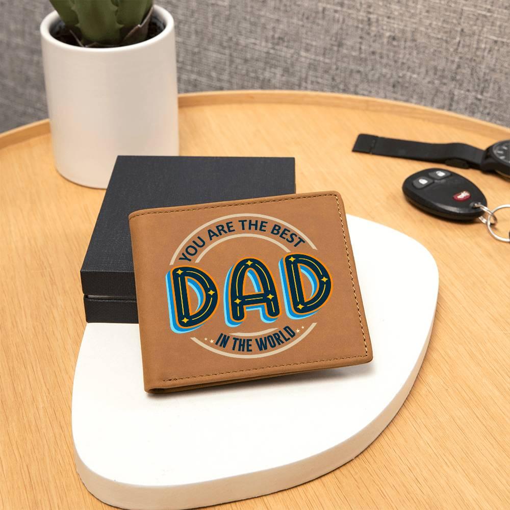 Dad, Your the Best! Leather Wallet - Kim’s Signature Beauty & Accessories (Store description)