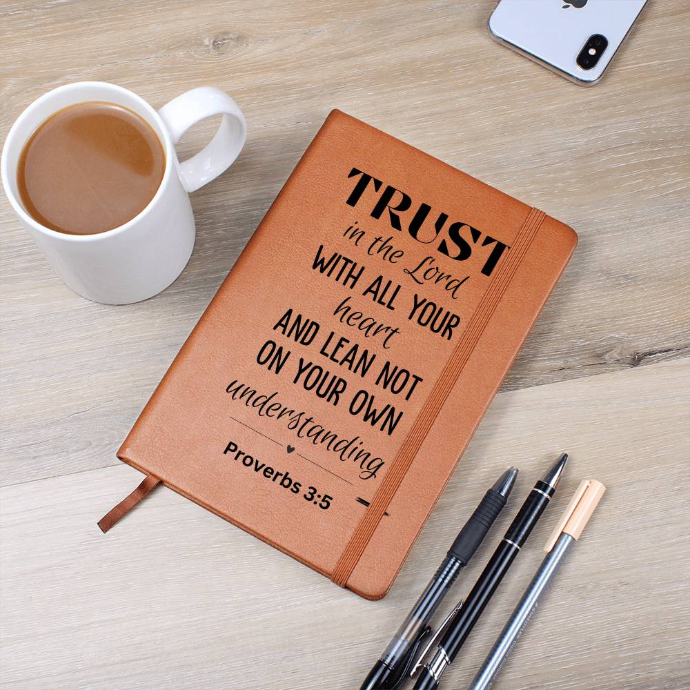 Proverbs 3:5 Journal - Trust in the Lord - Kim’s Signature Beauty & Accessories