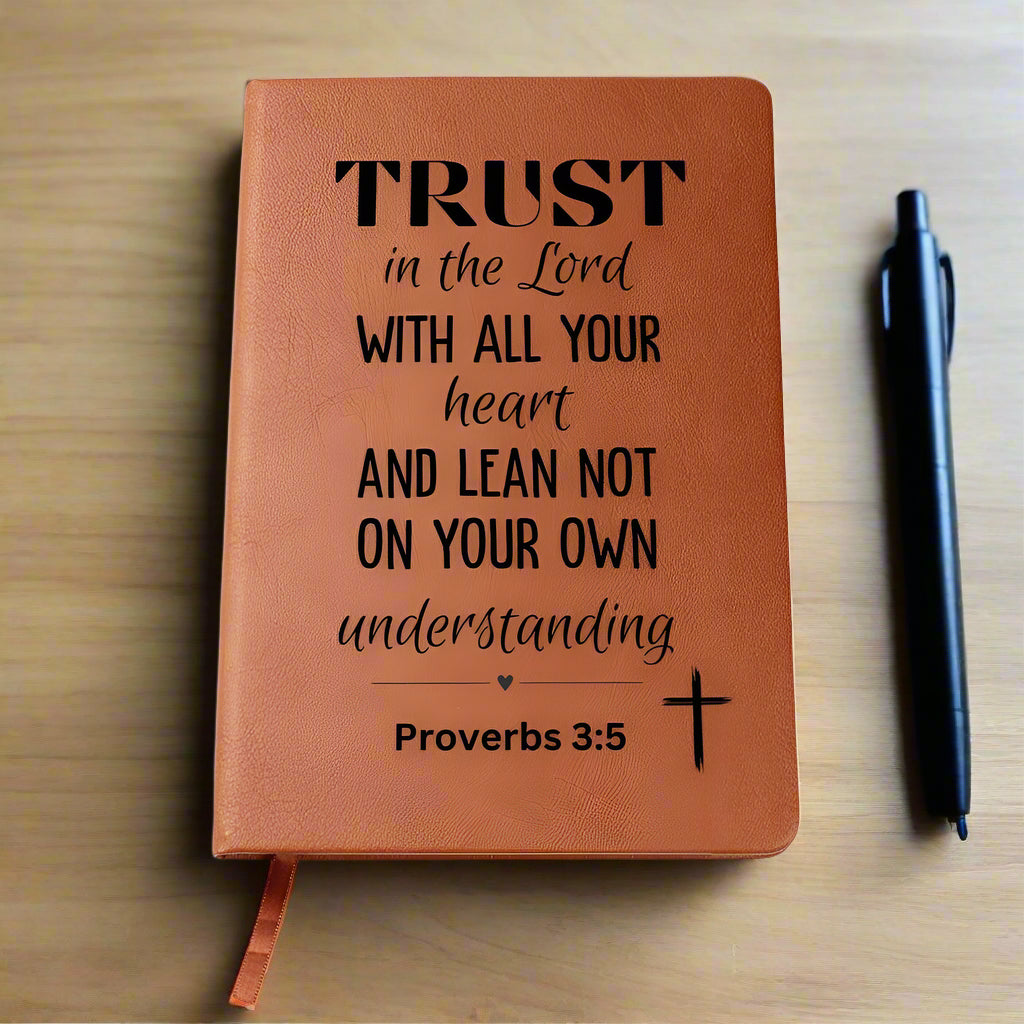 Proverbs 3:5 Journal - Trust in the Lord - Kim’s Signature Beauty & Accessories