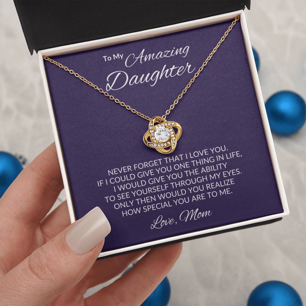 Daughter, I love you | Love Mom - Kim’s Signature Beauty & Accessories (Store description)
