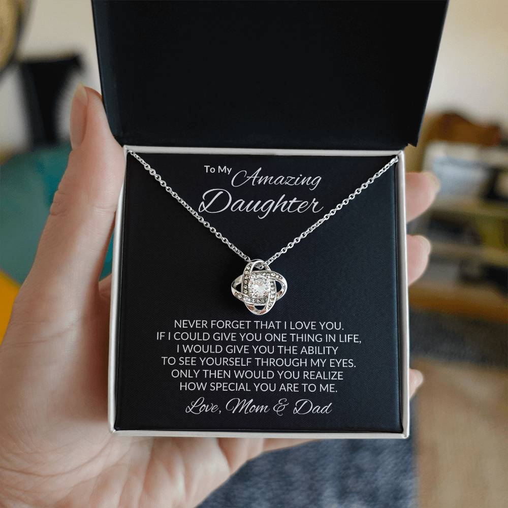 Amazing Daughter | Love Mom & Dad - Kim’s Signature Beauty & Accessories (Store description)
