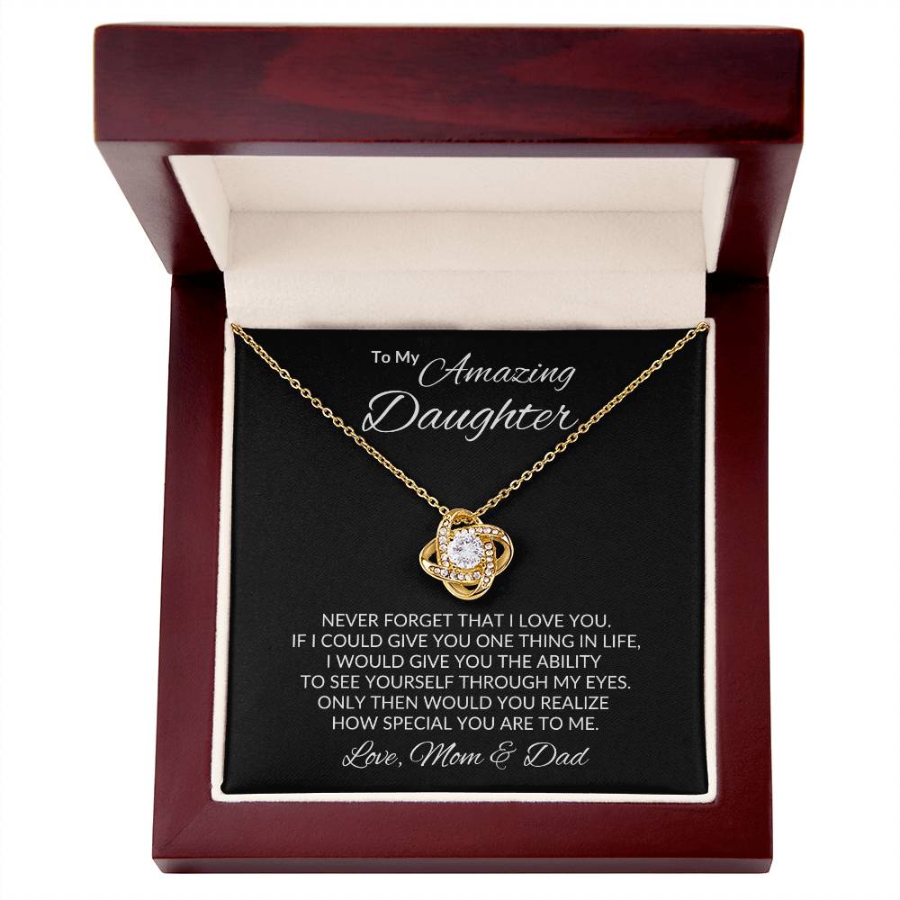 Amazing Daughter | Love Mom & Dad - Kim’s Signature Beauty & Accessories (Store description)
