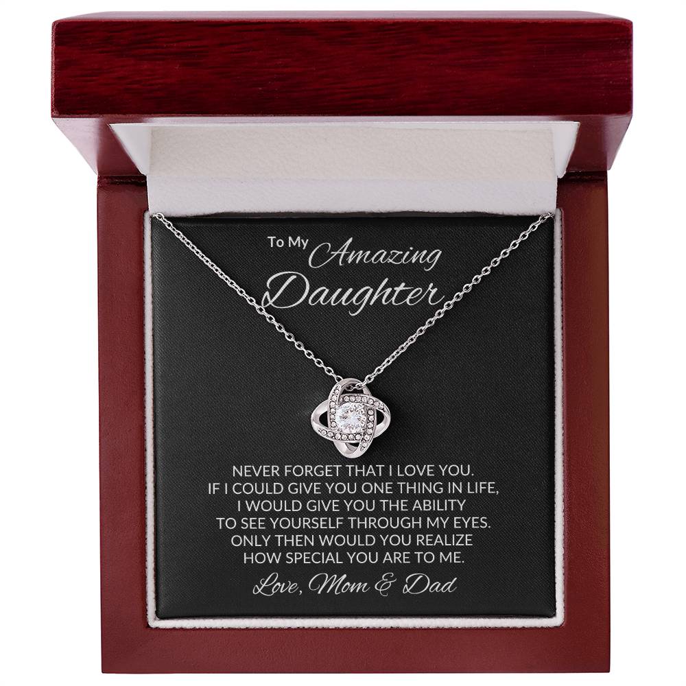 Amazing Daughter | Love Mom & Dad - Kim’s Signature Beauty & Accessories (Store description)