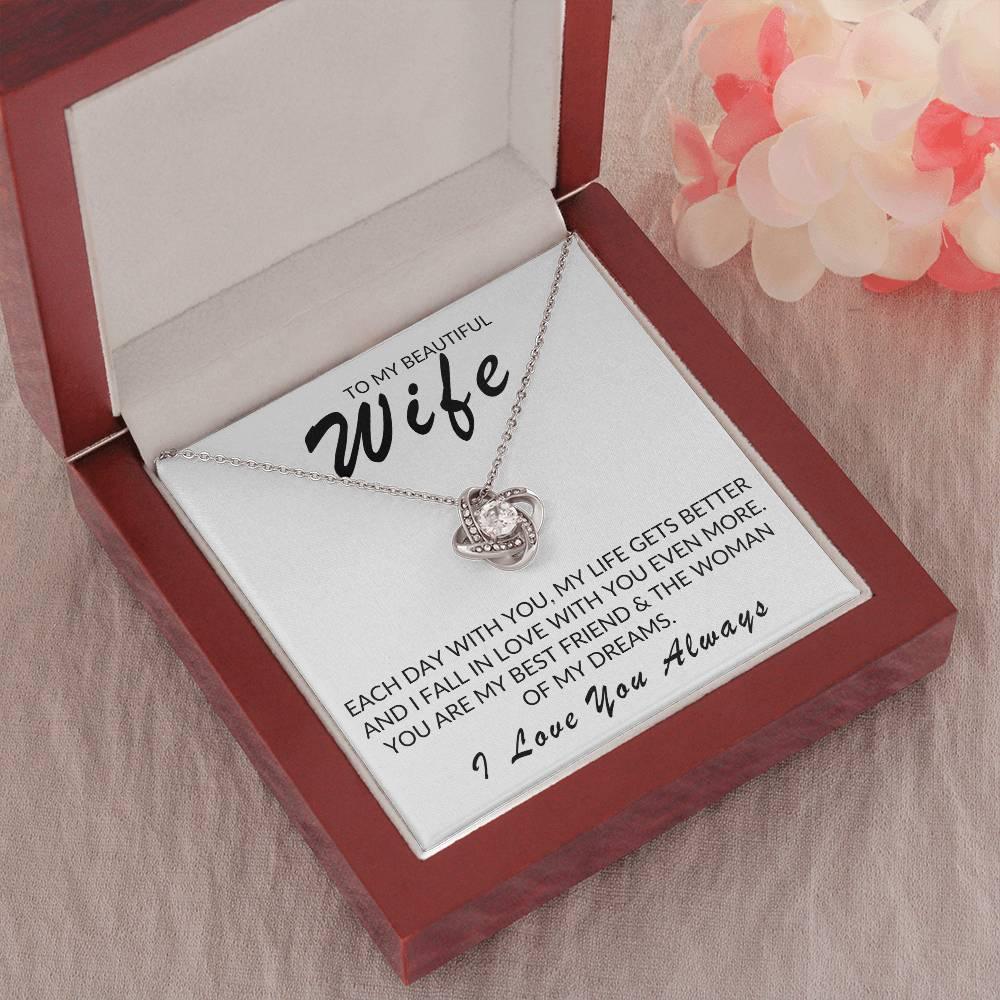 TO MY BEAUTIFUL WIFE LOVE KNOT - Kim’s Signature Beauty & Accessories (Store description)