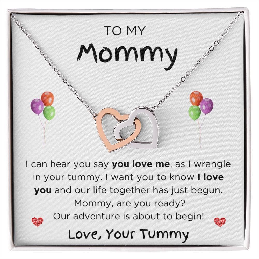 To Mommy from your tummy Necklace - Kim’s Signature Beauty & Accessories