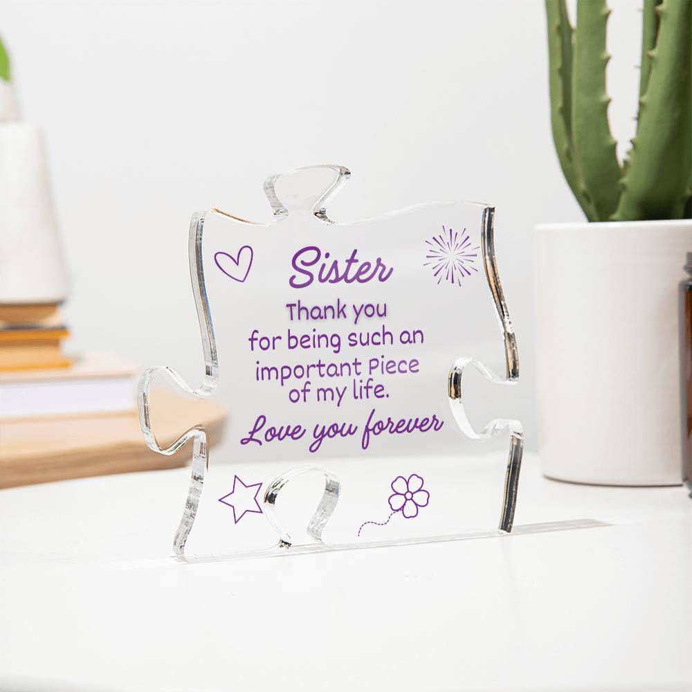 Sister, Important Piece | Acrylic - Kim’s Signature Beauty & Accessories