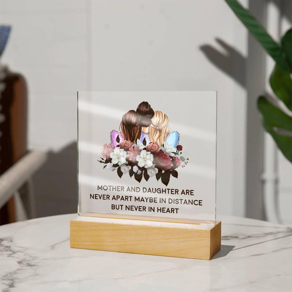 Mother & Daughter | Acyrlic Night Ligjt - Kim’s Signature Beauty & Accessories (Store description)