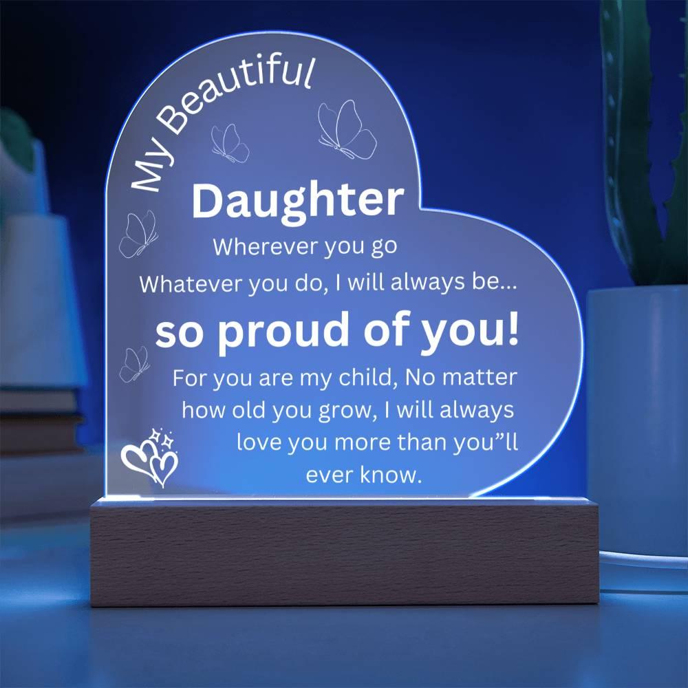 Beautiful Daughter Night Light - Kim’s Signature Beauty & Accessories (Store description)