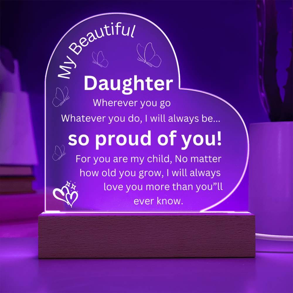 Beautiful Daughter Night Light - Kim’s Signature Beauty & Accessories (Store description)