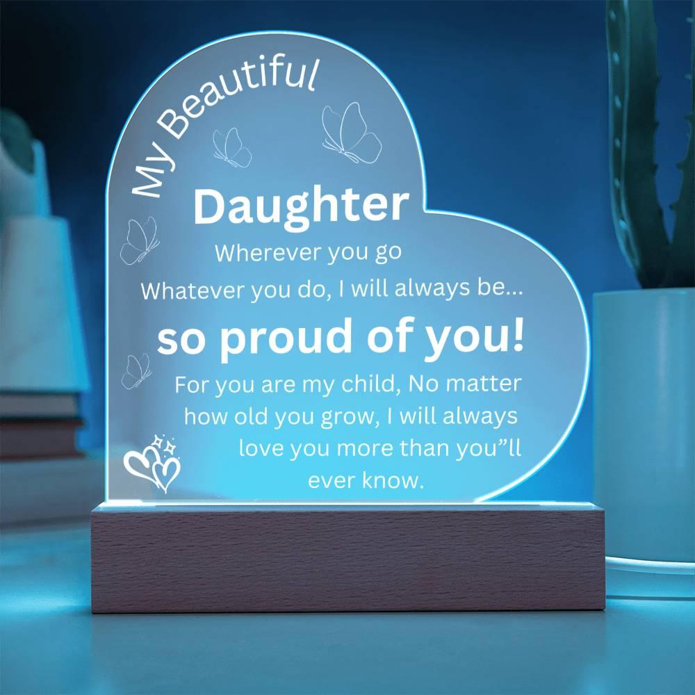 Beautiful Daughter Night Light - Kim’s Signature Beauty & Accessories (Store description)