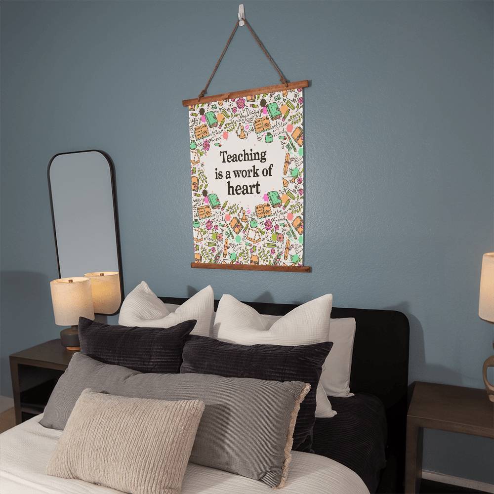 Teacher | Work of Heart Wall Tapestry - Kim’s Signature Beauty & Accessories